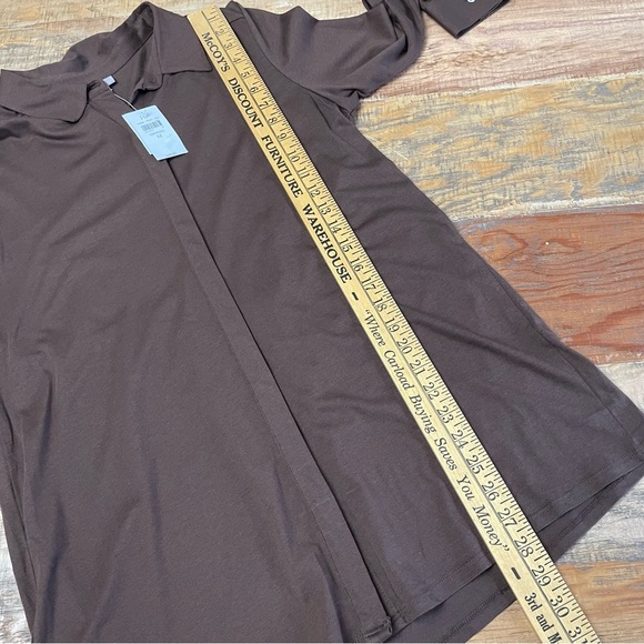 J.Jill women’s size Medium top Button Down Cotton Modal Blend lightweight - Picture 9 of 11